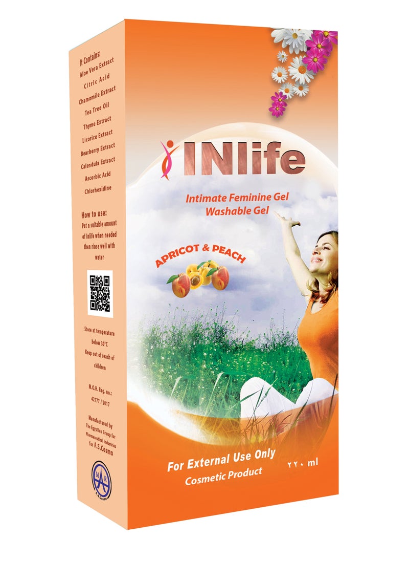 Inlife INlife Gel    Apricot & Peach  - Image 1