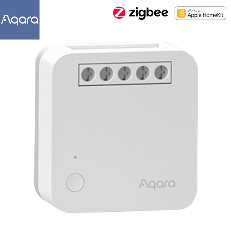 وحدة مفاتيح تبديل أحادية الاتجاه Aqara T1 (مُتحكم ريلاي لاسلكي) مع تقنية Zigbee 3.0 مع أو بدون موصل محايد - منبهات منزل ذكي ورصد طاقة - Image 1