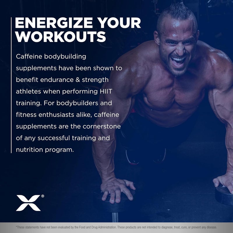 AllMax Nutrition حبوب الكافيين من ALLMAX للتغذية طاقة مستدامة قبل التمرين تركيز ذهني امتصاص سريع نباتي 200 ملغ 100 قرص - Image 5