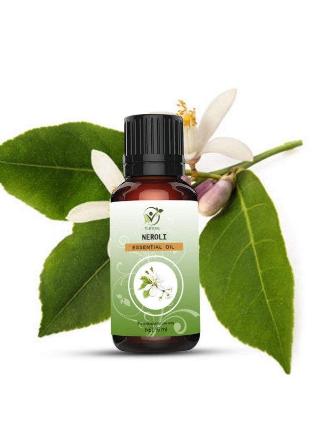 Virtual زيت النيرولي الأساسي النقي 100% لمكافحة الشيخوخة وحب الشباب والبشرة الجافة والتجاعيد زيت أساسي غير مخفف من الدرجة العلاجية والعطرية (15 مل) - Image 5