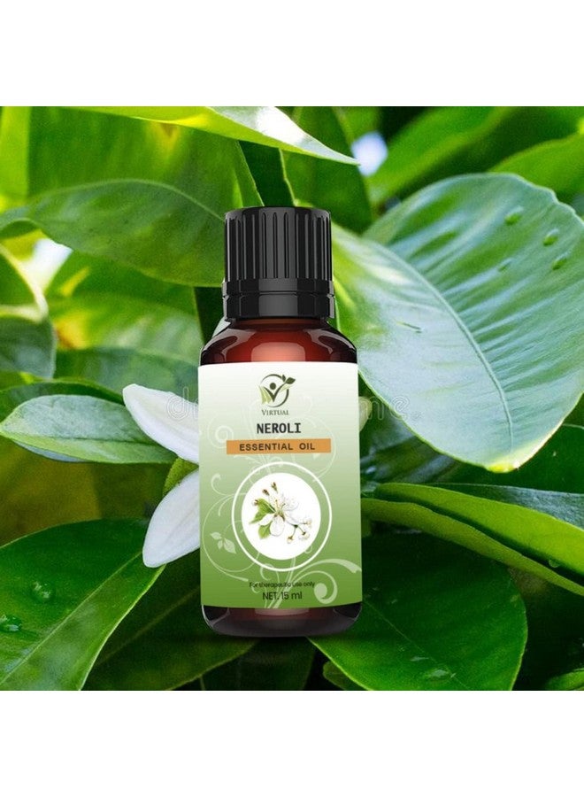 Virtual زيت النيرولي الأساسي النقي 100% لمكافحة الشيخوخة وحب الشباب والبشرة الجافة والتجاعيد زيت أساسي غير مخفف من الدرجة العلاجية والعطرية (15 مل) - Image 4