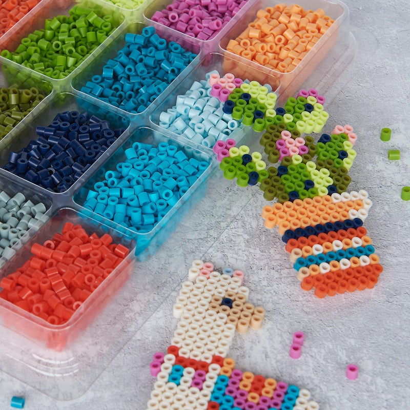 Perler صينية خرز بيرلر بألوان استوائية للحرف، 4000 قطعة - Image 5