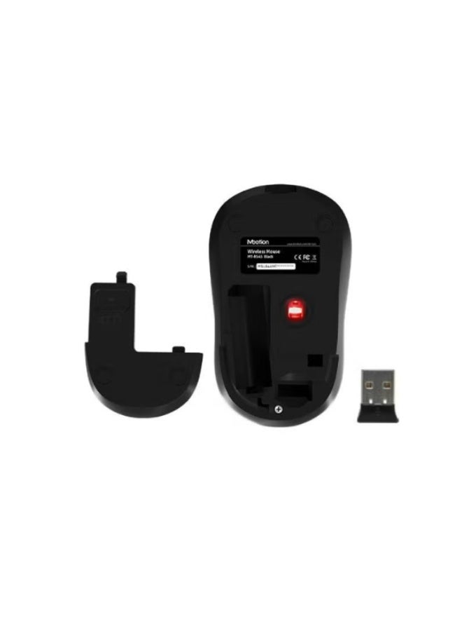 ميشين ماوس لاسلكي Meetion R545 بتردد 2.4 جيجاهرتز مع خاصية توفير الطاقة - أسود - Image 4