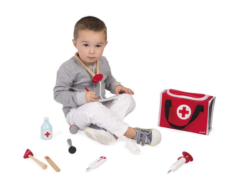 Janod Doctor's Suitcase - Play Set with 10 Accessories - Ages 3+ - J06513 - Image 5