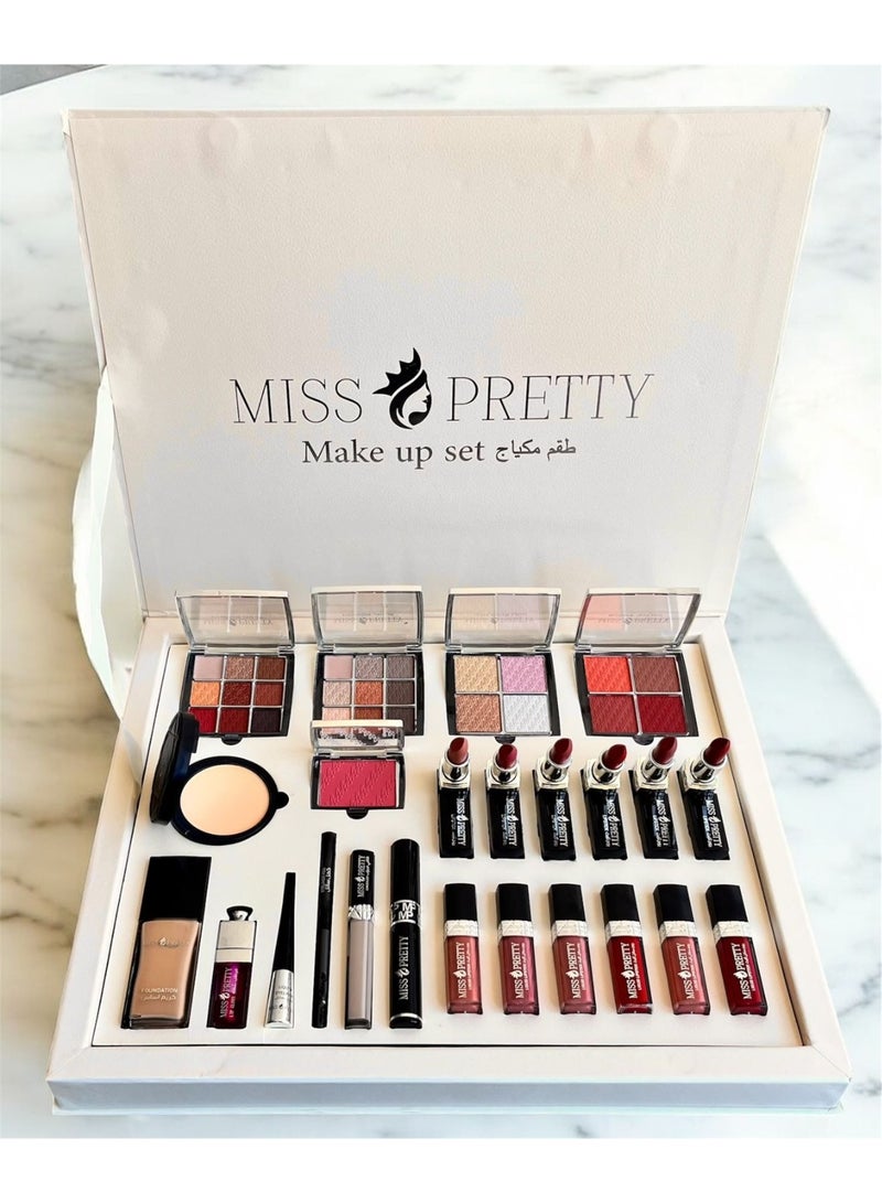 MISS PRETTY Luxury 24-piece makeup box set for a charming and complete look - Image 3
