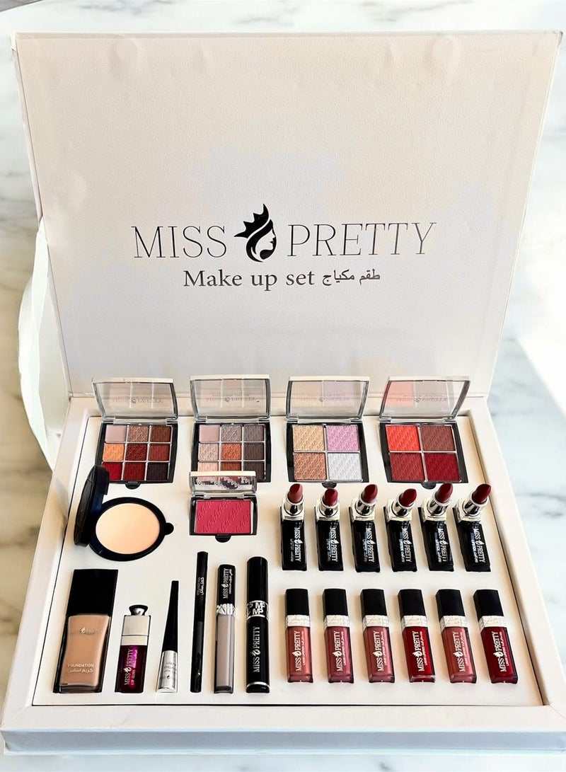 MISS PRETTY Luxury 24-piece makeup box set for a charming and complete look - Image 1