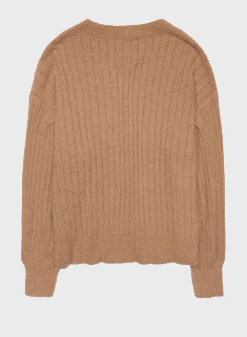 آري من امريكان ايجل V-Neck Ribbed Sweater