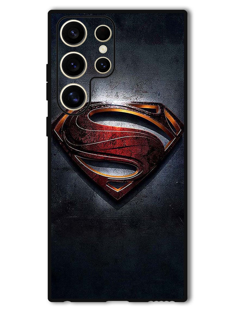 Theodor Protective Case Anti Scratch Shock Proof Bumper Cover For Samsung Galaxy S24 Ultra Supe Man - Image 1