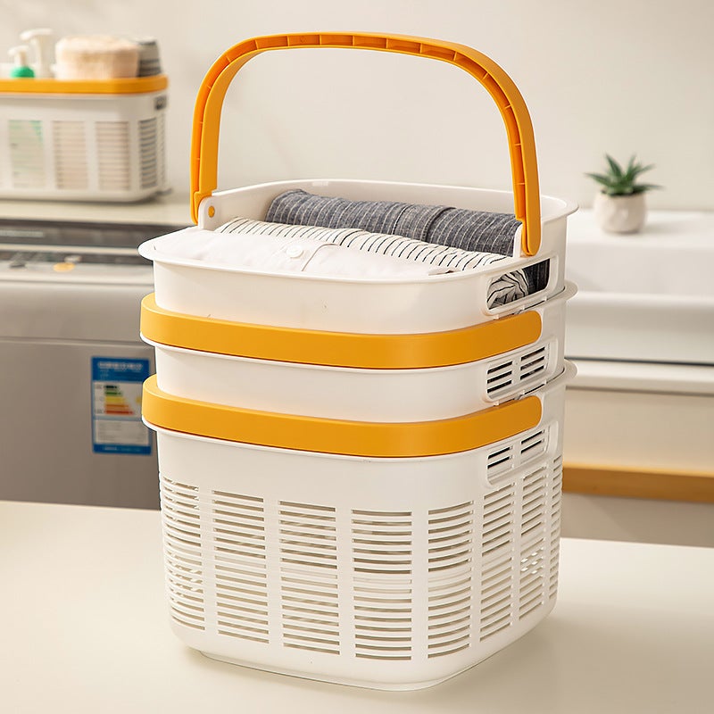 Bathing Basket Bathing Basket Bathing Basket Bathing Basket Carrying Small Basket Storage Basket Hand Basket Basket Portable Bathroom - Image 4