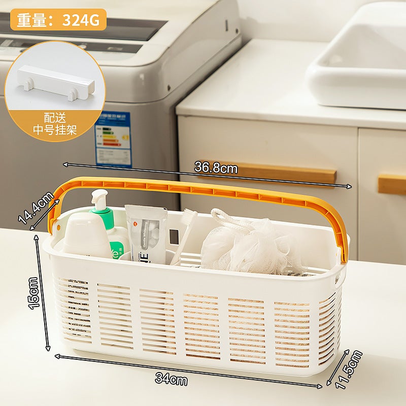 Bathing Basket Bathing Basket Bathing Basket Bathing Basket Carrying Small Basket Storage Basket Hand Basket Basket Portable Bathroom - Image 1