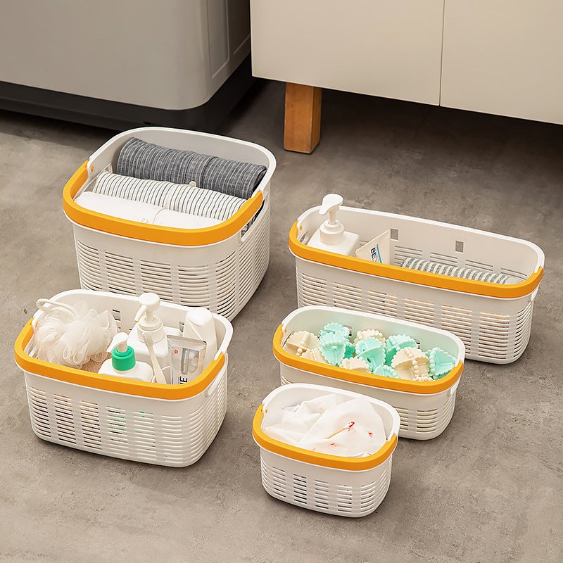 Bathing Basket Bathing Basket Bathing Basket Bathing Basket Carrying Small Basket Storage Basket Hand Basket Basket Portable Bathroom - Image 2