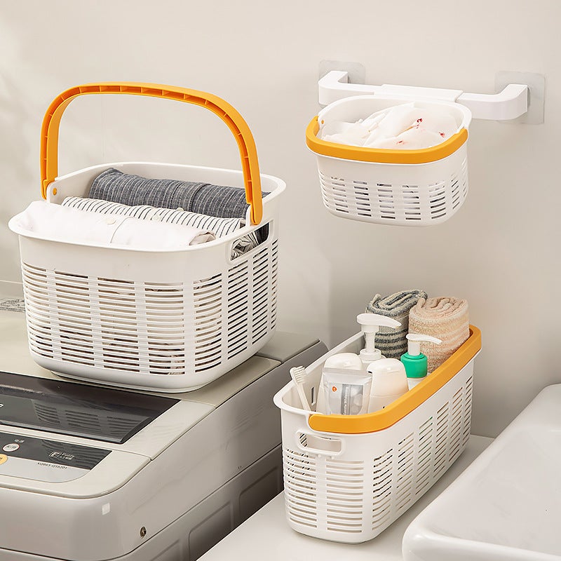 Bathing Basket Bathing Basket Bathing Basket Bathing Basket Carrying Small Basket Storage Basket Hand Basket Basket Portable Bathroom - Image 5