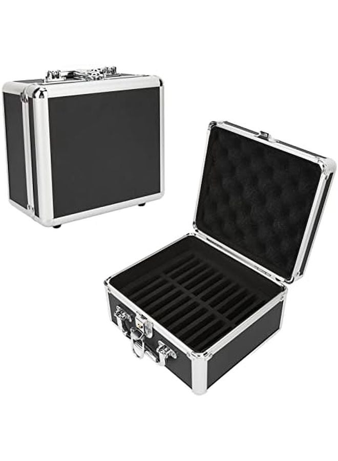 Pssopp 2.5 Inch Hard Drive Storage Box Shockproof Secure Double Lock 20 Bays Black - Image 3