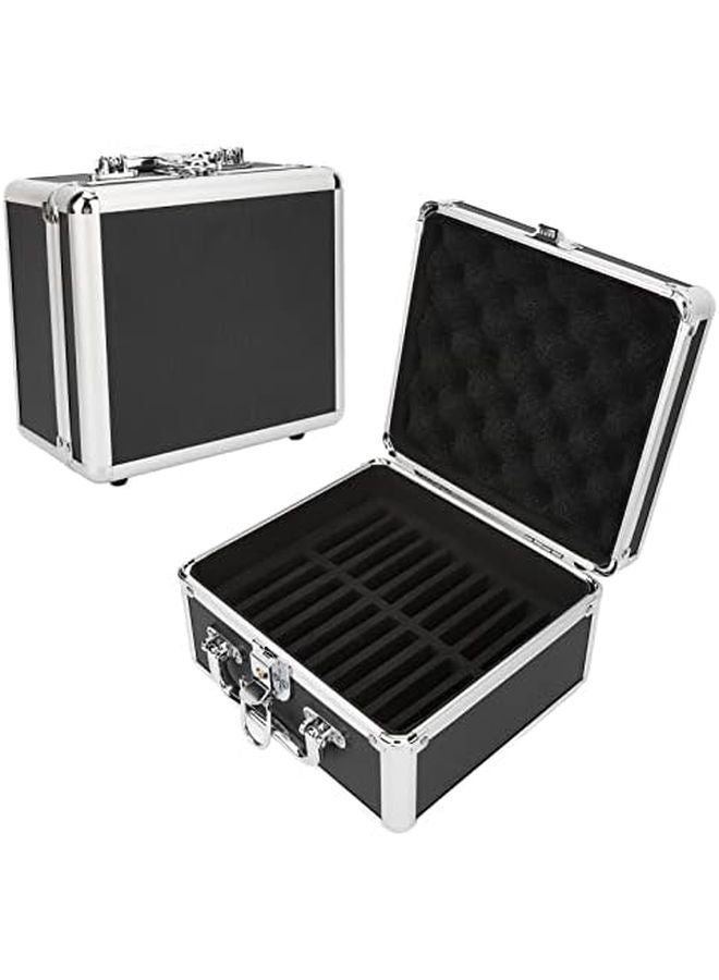 Pssopp 2.5 Inch Hard Drive Storage Box Shockproof Secure Double Lock 20 Bays Black - Image 5