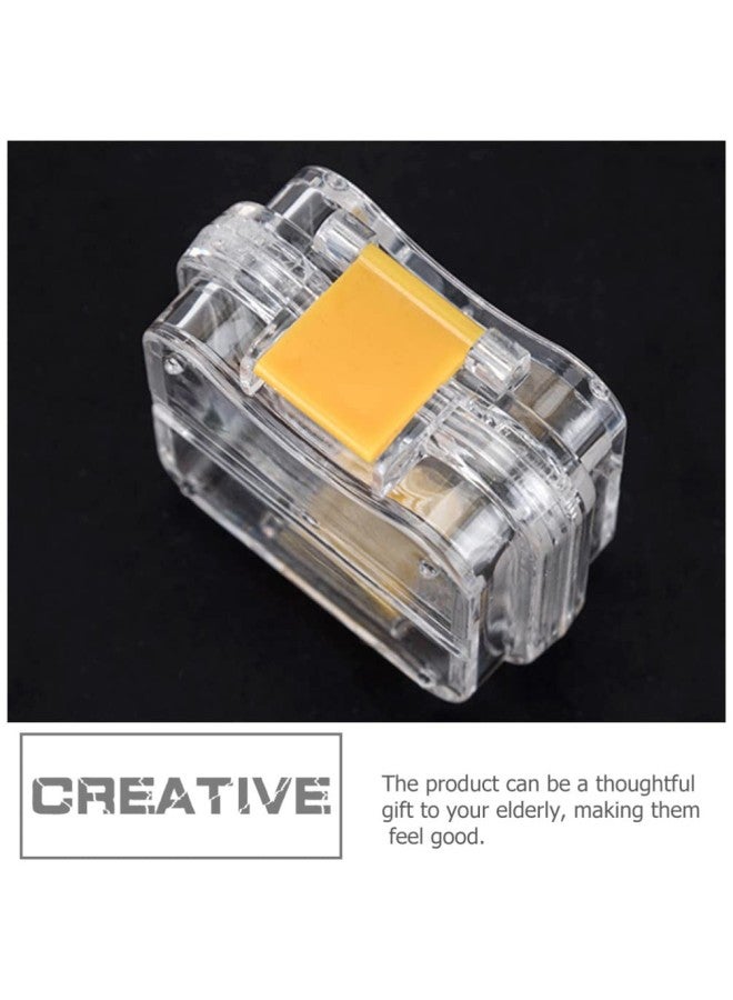 كلاراكو 5 قطع من صناديق الأسنان الغشائية، صندوق أسنان بغشاء شفاف مع مزلاج، صناديق تخزين أطقم الأسنان - Image 4