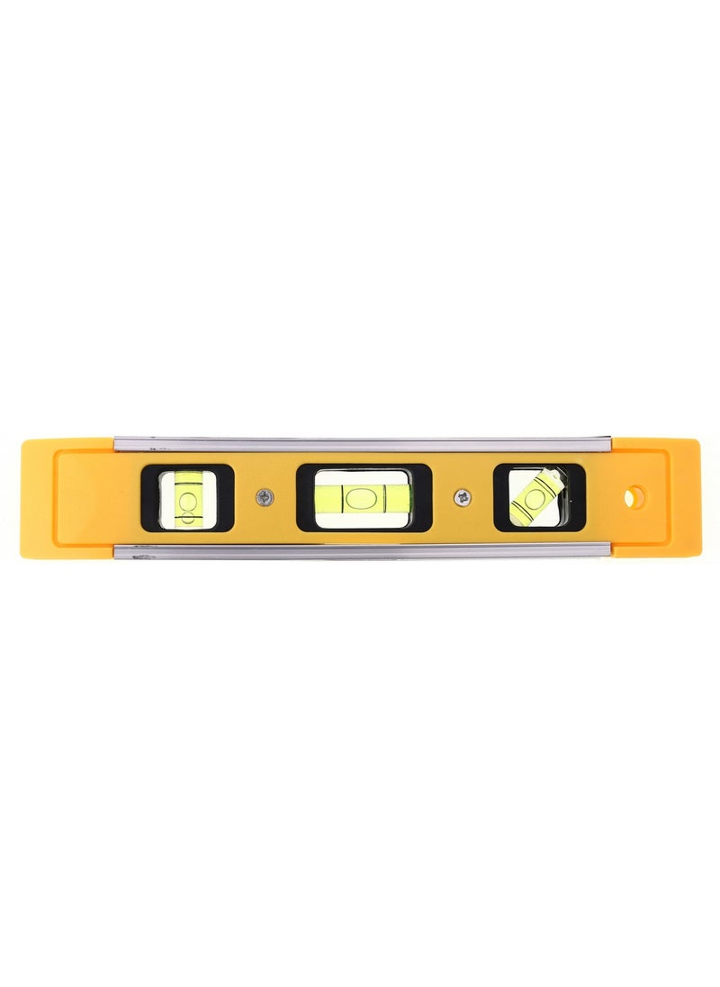 LAWAZIM Mini Measuring Level Shock Resistant Pocket Bubble Level Tool for Measuring| Yellow  - Image 1