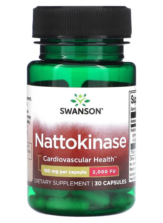 Nattokinase 100 mg  30 Capsules