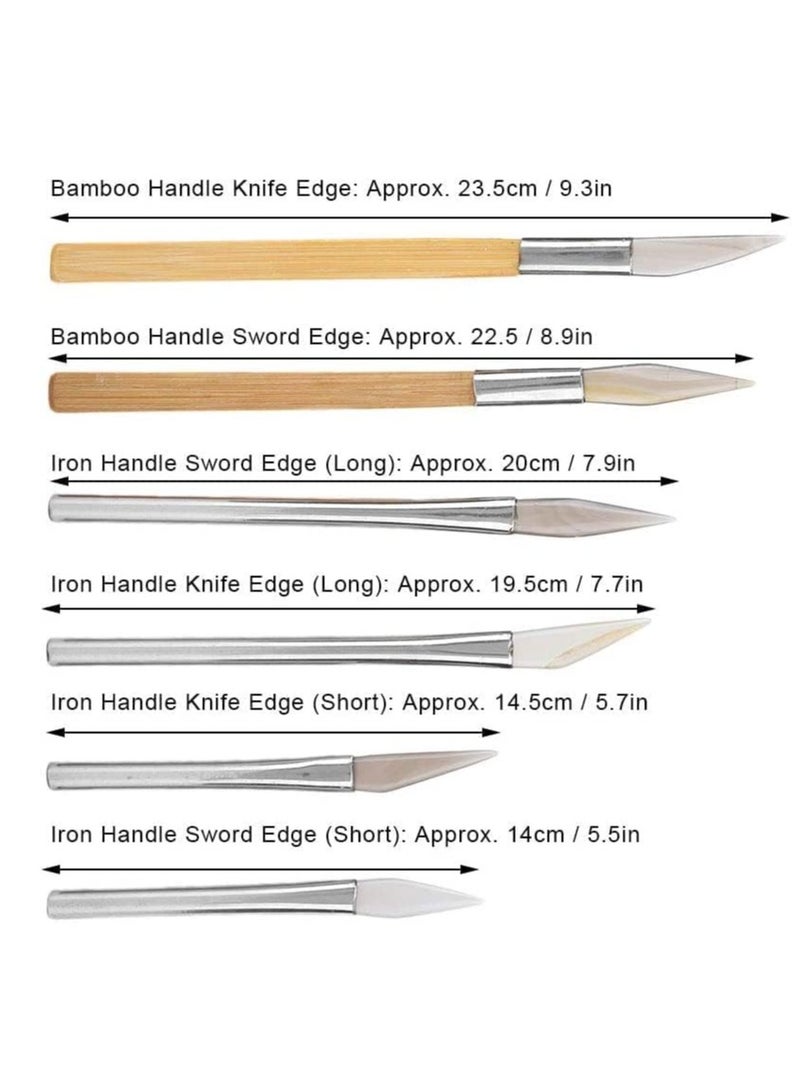 SYOSI Agate Burnisher, Bezel Closing Agate Burnisher Tool with Iron Handle, Convenient Polishing Different Shapes for Gold Platinum  Sterling Silver Jewelry, for Cleaning Gold, Silver, Copper Jewelry Dirt  - Image 4
