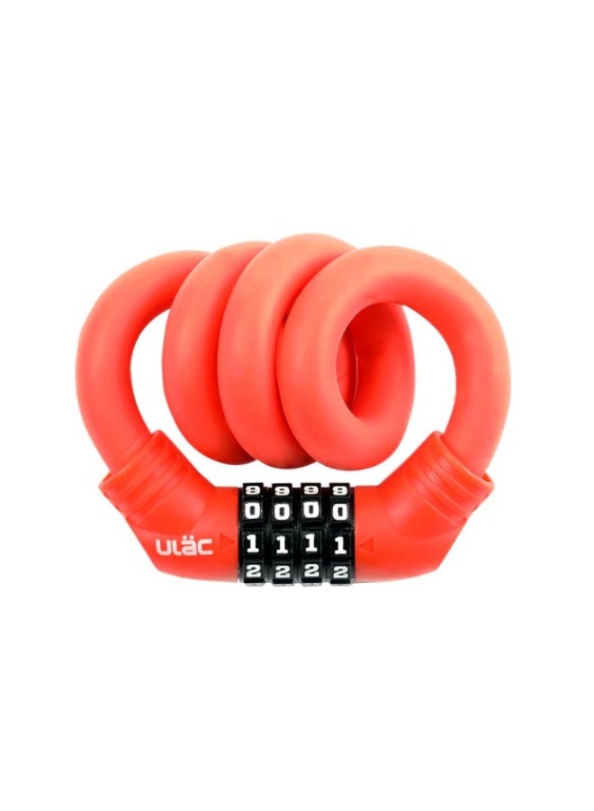 Ulac 1970 Memory Cable Lock Combo Rosa - Image 1