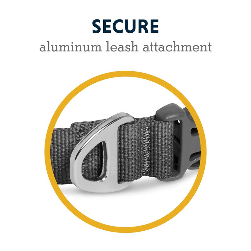 Ruffwear, Front Range Dog Collar, Adjustable Tubelok Webbing, Lightweight, Side Release Buckle, Aluminum V-Ring, Durable for Everyday Use, Twilight Grey, 14"-20" - Image 5