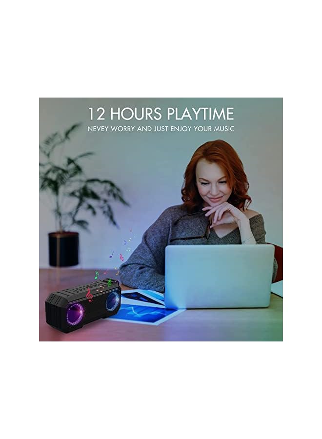 KASTWAVE Portable Bluetooth Speaker Ipx7 Waterproof Wireless Speaker With 16W Loud Stereo Sound Outdoor Speakers With Bluetooth 5.0 12H Playtime - Image 3