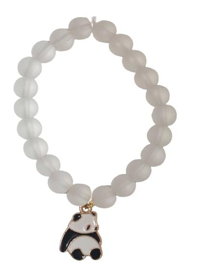 BEAUTIVIA Panda Gift Panda Bracelet There Was A Girl Who Really Loved Pandas Panda Lover-Gift Panda Jewelry (pack Of 2) - Image 3