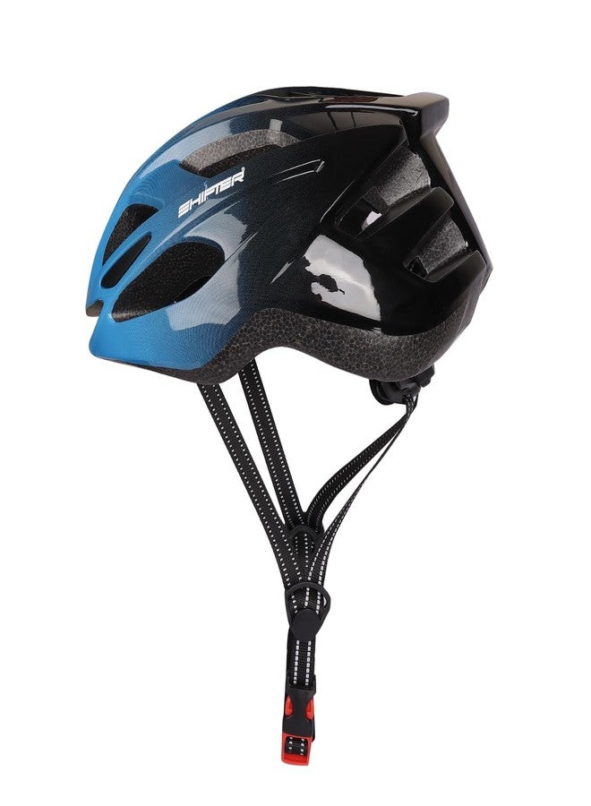 Shifter Kid's Youth Adult Free Size Light Weight Bicycle/Bike Adjustable Size Superior Ventilation Safety Helmet for Cycling/Skating/Skate Boarding (Blue) - Image 1