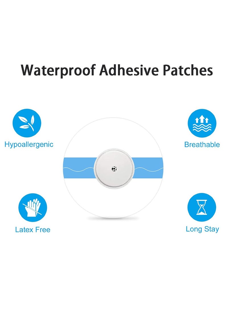 ToolHouse 20 Pack Waterproof Adhesive Patches Hypoallergenic Sensor Covers Flexible Sticker Pre-Cut Film Tape for Shower Sports  - Image 3