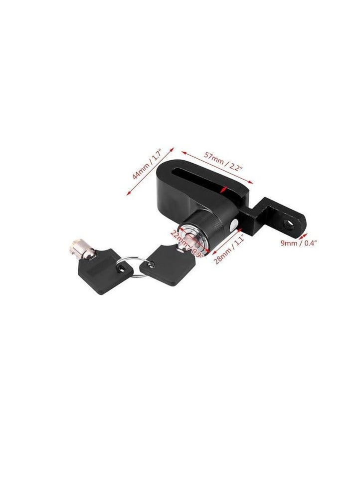 2 لوك ديسك من الحديد المجلفن مفتاح - Image 5