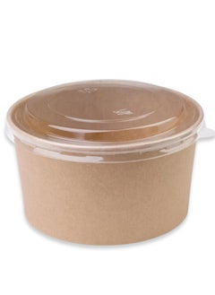 Crystal Kraft Salad Bowl 1300ml (165mm),300pcs