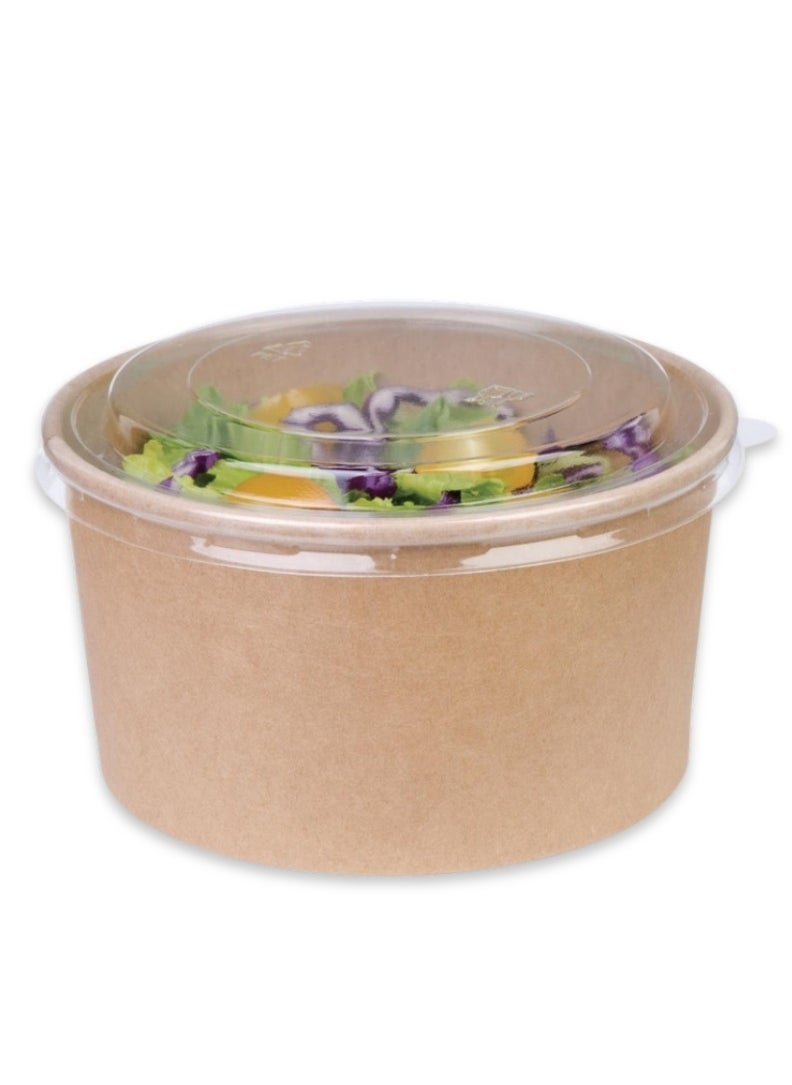 Generic - Crystal Kraft Salad Bowl 1300ml (165mm),300pcs - Image 1