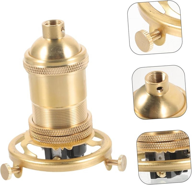 حامل قاعدة مصباح عتيق لمصابيح التعليق المعلقة، إضاءة ديكور المنزل - Image 4