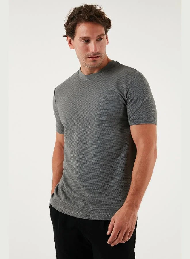 Buratti Stretch Cotton Slim Fit Crew Neck T Shirt Men's T-Shirt 5902639