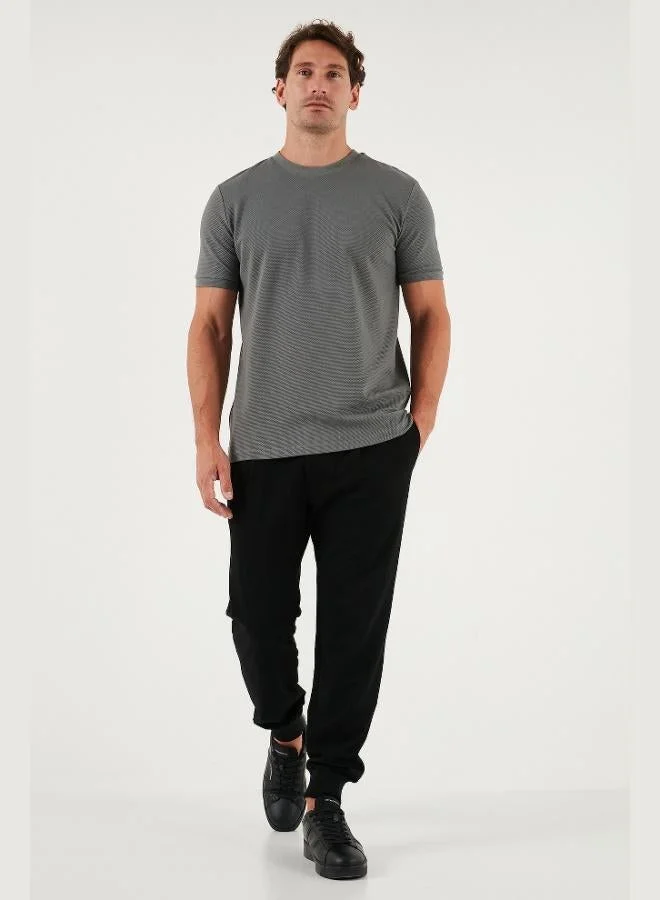 Buratti  Buratti Stretch Cotton Slim Fit Crew Neck T Shirt Men's T-Shirt 5902639 for Men | Best Price UAE