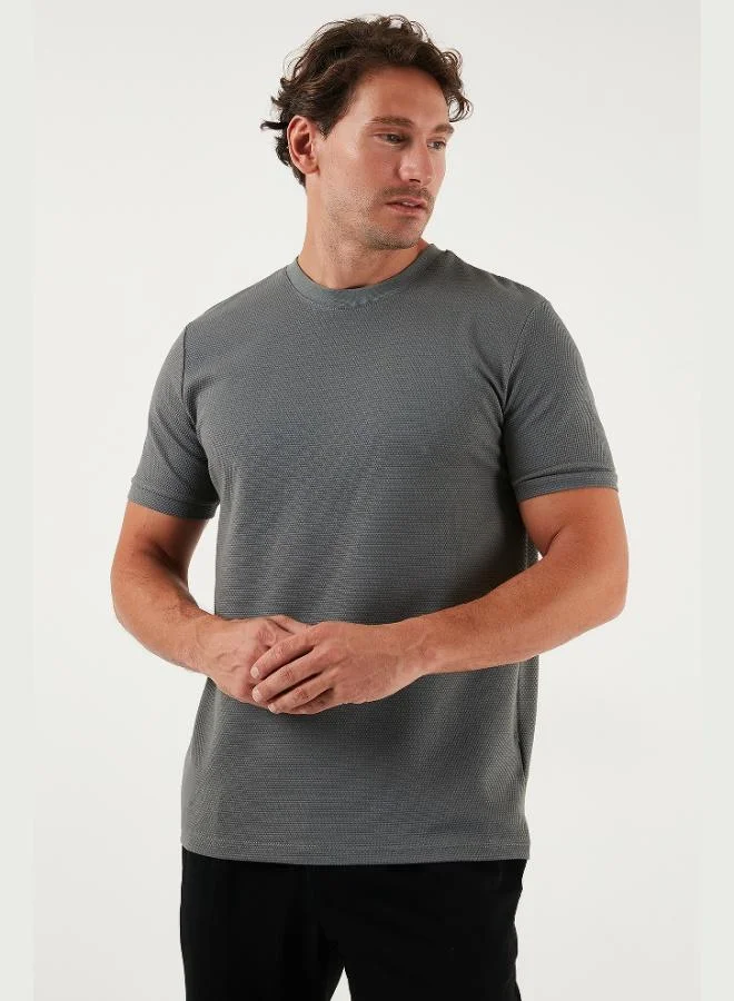 Buratti  Buratti Stretch Cotton Slim Fit Crew Neck T Shirt Men's T-Shirt 5902639 for Men | Best Price UAE