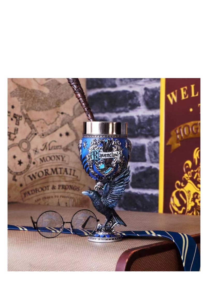 general كأس نيميسيس ناو هاري بوتر سليذرين هوجورتس هاوس للتجميع من الراتينج باللون الأزرق والفضي - Image 1