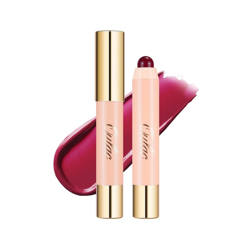 Oulac Blush Stick  Lipstick and Blush Duo Tinted Lip Balm Moisturizing and Nourishing Glossy Finish Apply to Face and Lips JUICY04