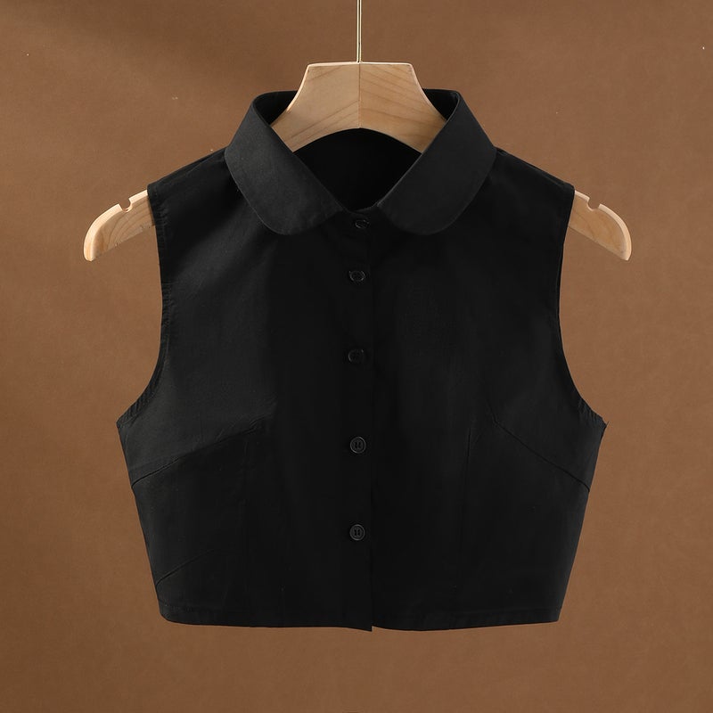 Korean Style False Collar Women'S All-Match False Collar Shirt False Collar Shirt Collar White Sweater Decorative Cotton False Collar - Image 1