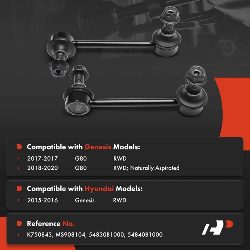 A-Premium Front Sway Bar Links for Hyundai Genesis & G80 - Image 2