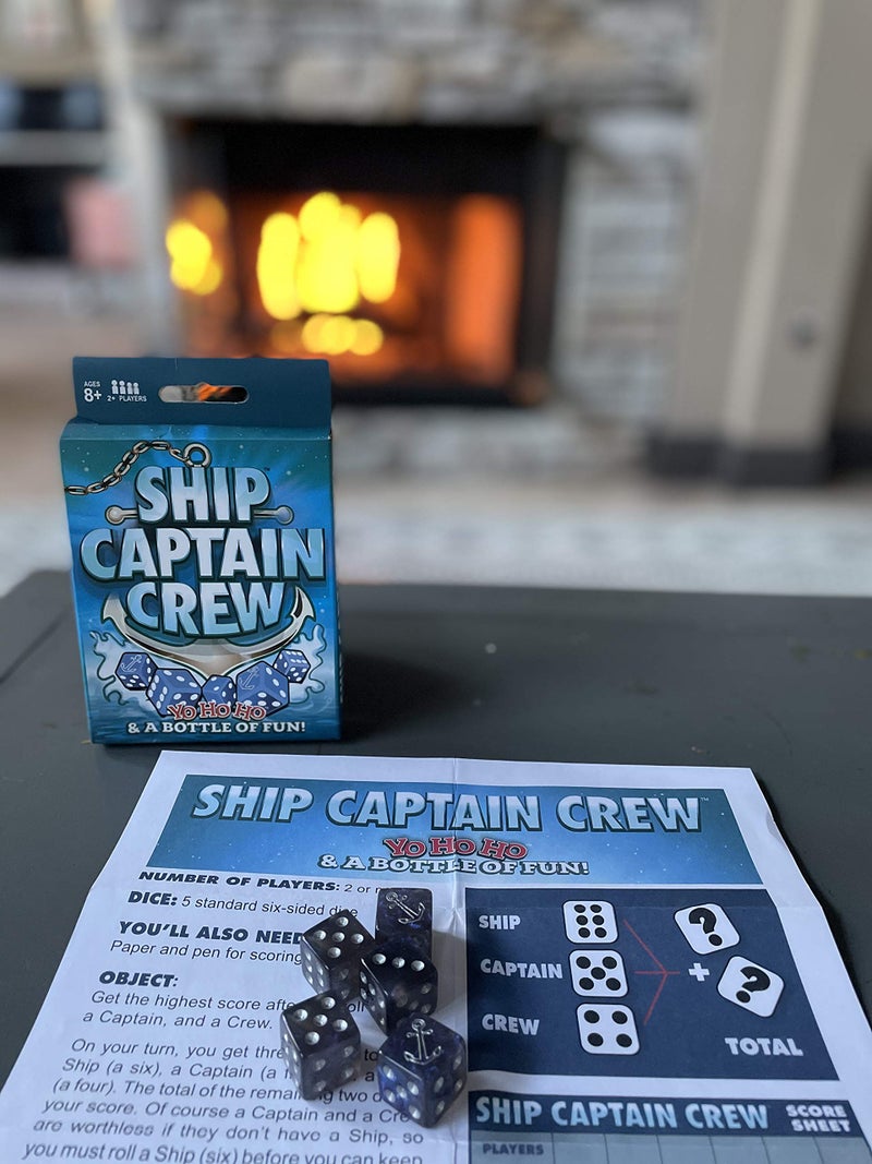 TDC Games Ship Captain Crew Dice Game, Great for Party Favors, Family and Travel Games, Dice Game for Adults - Image 2
