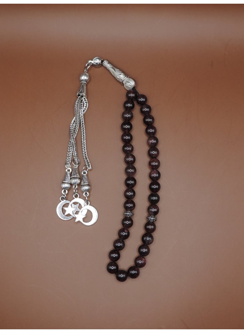 Kamins Collection Garnet Stone Tasbih 33 - Image 2