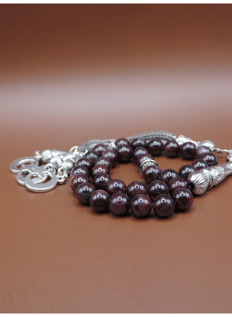 Kamins Collection Garnet Stone Tasbih 33 - Image 4