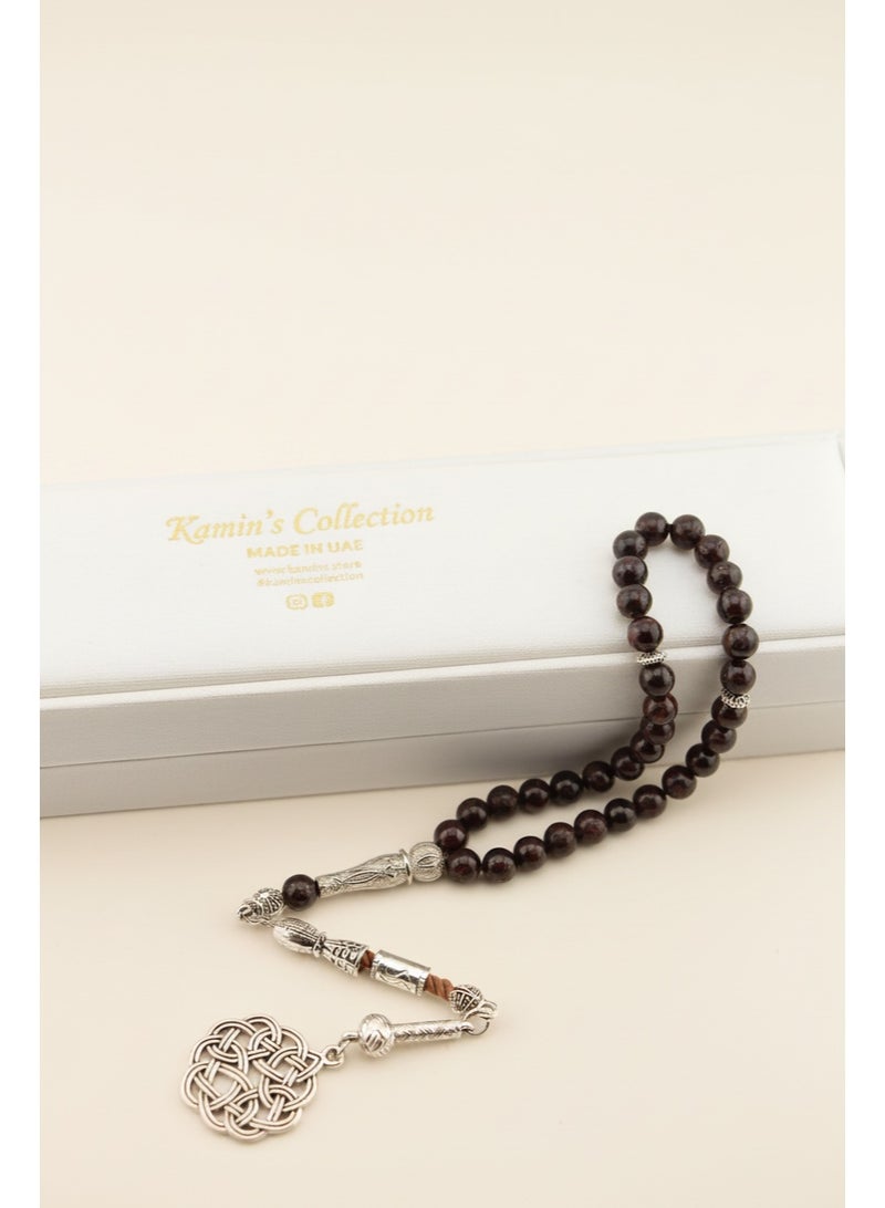 Kamins Collection Garnet Stone Tasbih 33 - Image 1