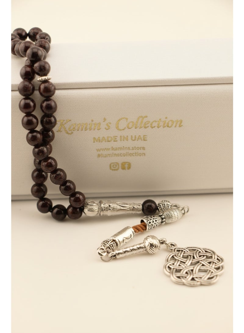 Kamins Collection Garnet Stone Tasbih 33 - Image 3