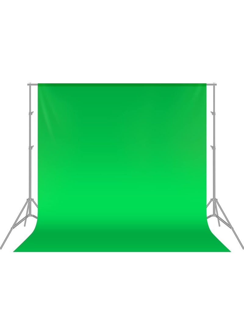 Neewer - Neewer 6x9 feet/1.8x2.8 meters Photo Studio 100 Percent Pure Muslin Collapsible Backdrop Background for Photography, Video and Television (Background Only)-Green - Image 1