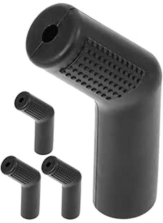 Black Rubber Motorcycle Gear Shift Lever Boot Protector Pads Set of 4 for Riding and Repair - Image 1