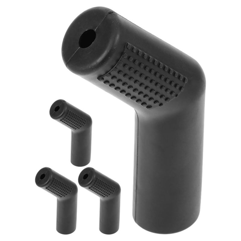 Black Rubber Motorcycle Gear Shift Lever Boot Protector Pads Set of 4 for Riding and Repair - Image 2