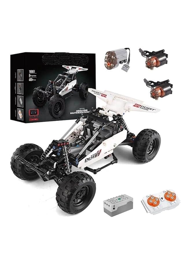 إكسفور لعبة بناء عربة الطرق الوعرة مع نموذج تحكم عن بعد، مجموعة ميكانيكية، سلسلة لمركبات الطرق الوعرة المتطرفة للأولاد والبنات من سن 8 سنوات فما فوق، 394 قطعة - Image 1