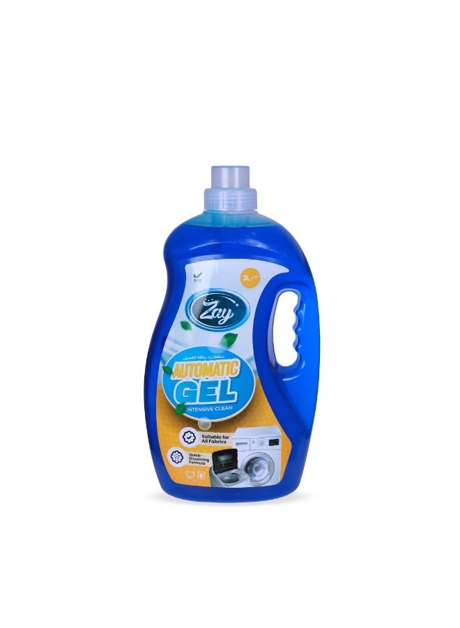 Zay Automatic Liquid Laundry Detergent Blue 3L - Image 1