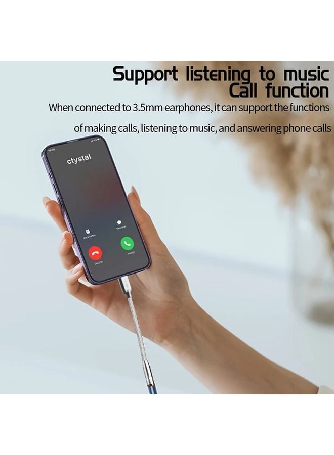 Type C To 3 5mm Aux Audio Adapter 4 72 Inch Cable For Samsung Xiaomi Phone - Image 5